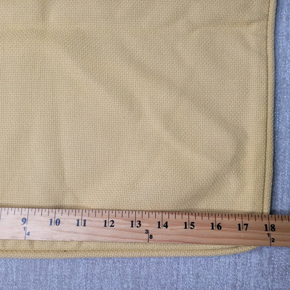 Pottery Barn Throw Pillow Set of 2 Yellow Square 18